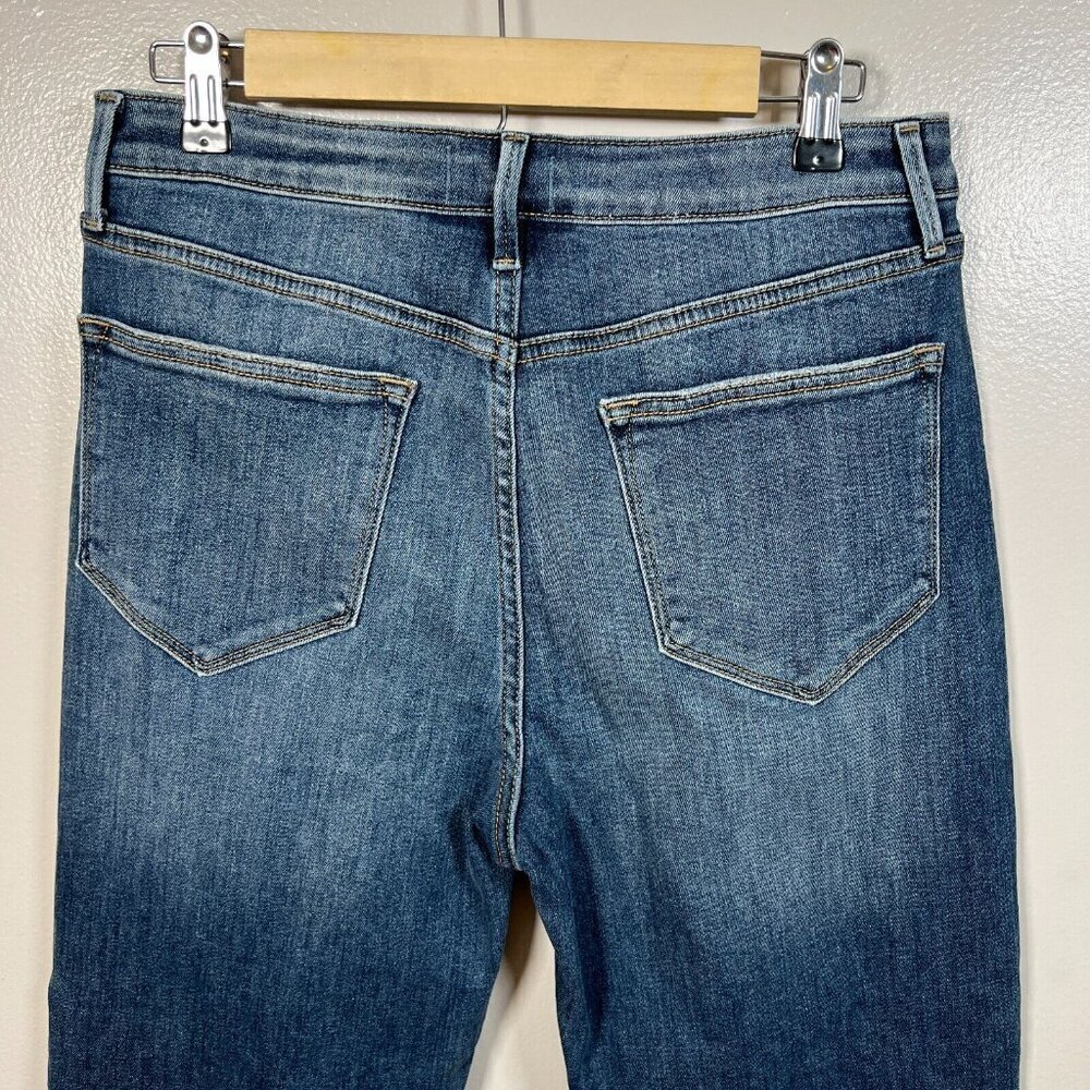 Driftwood Royce Jeans Size 29 High Rise Straight Leg Ankle Medium Wash Blue - Picture 8 of 10